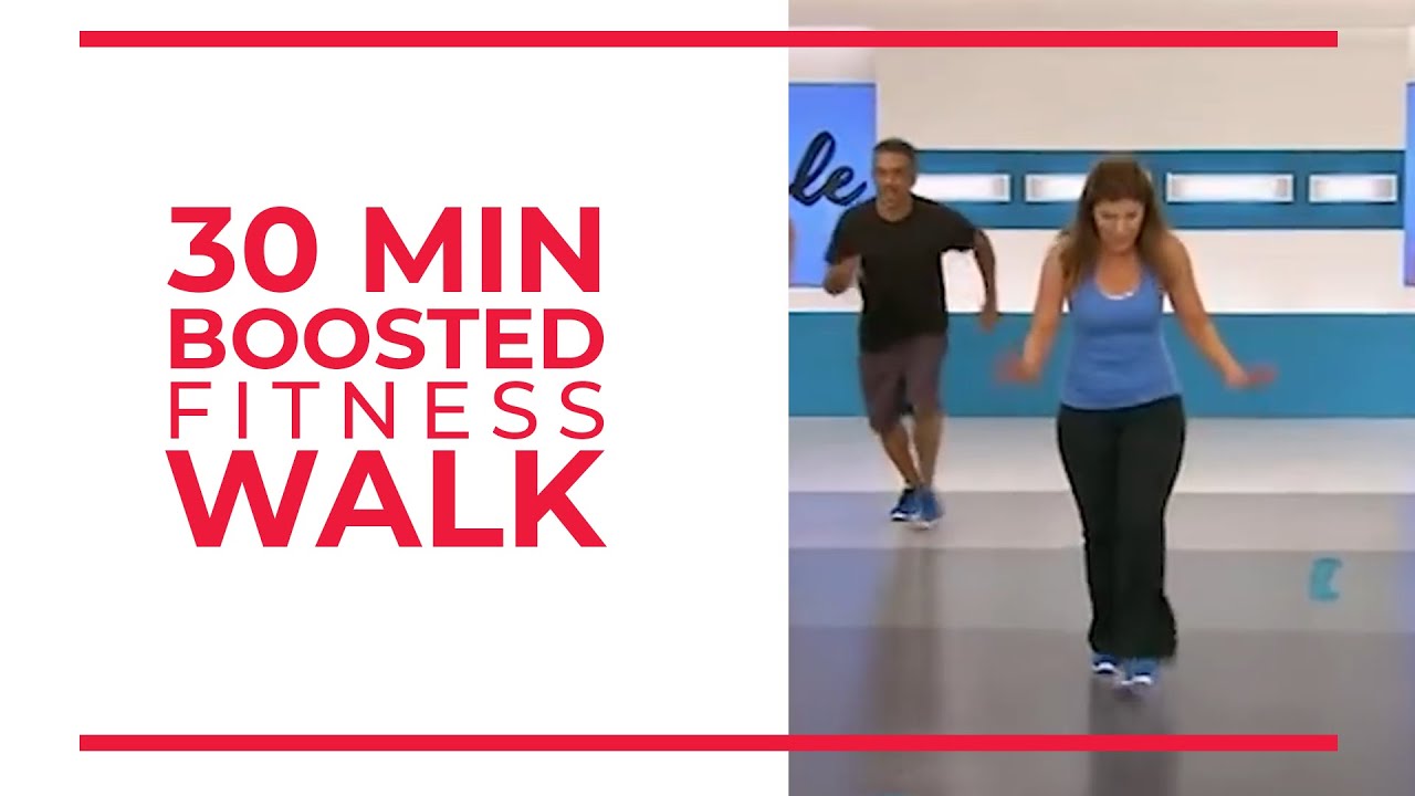 30 Minuten Boosted Fitness Walk |  Gehen Sie zu Hause