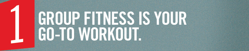 Gruppenfitness ist Ihr absolutes Muss.