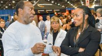 Lee Haney im Gespräch mit der ehemaligen Frau Olympia Lenda Murray