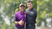 Charles Eggleston spielt mit Bubba Watson Golf